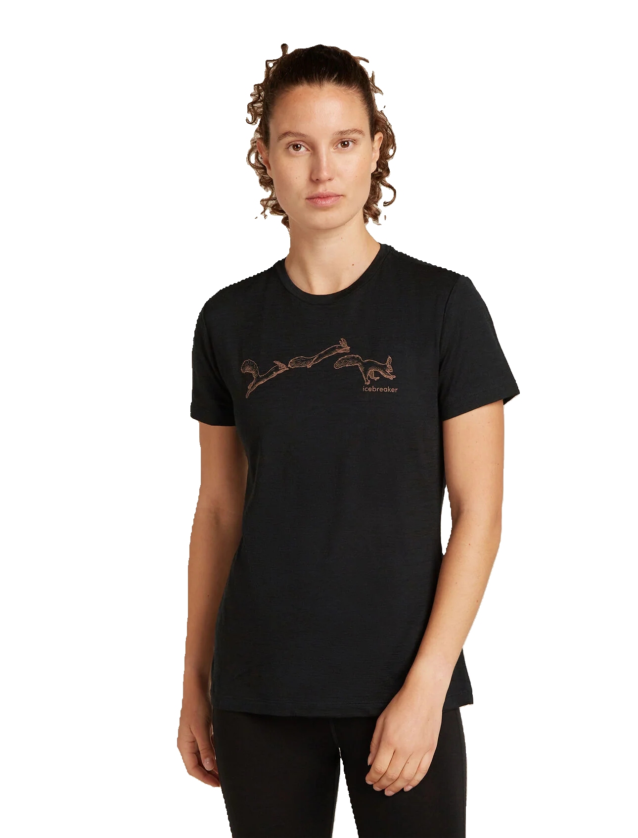 Women Merino 150 Tech Lite SS Tee Airbourne Squirrel