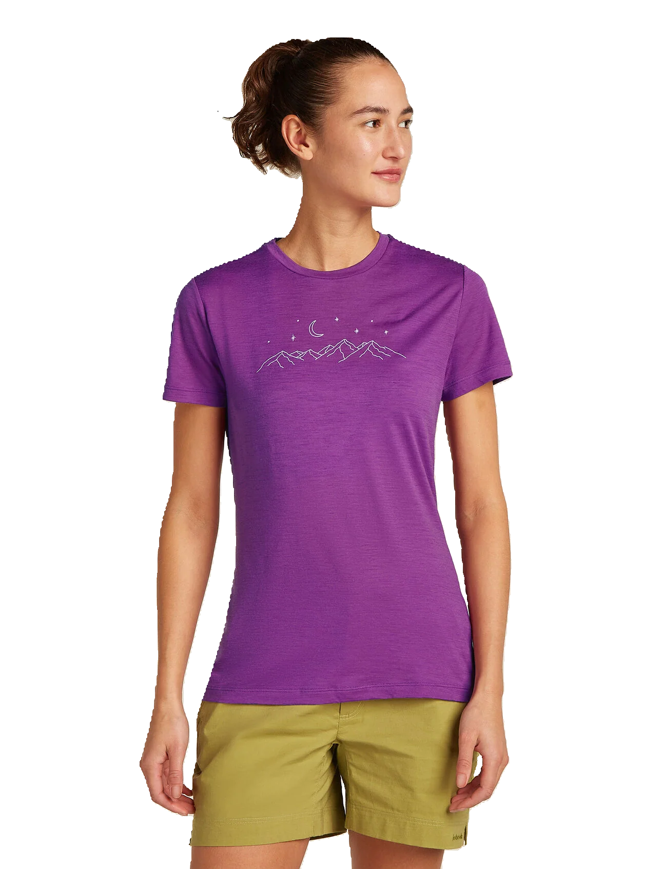 Women Merino 150 Tech Lite SS Tee Sparkling Stars