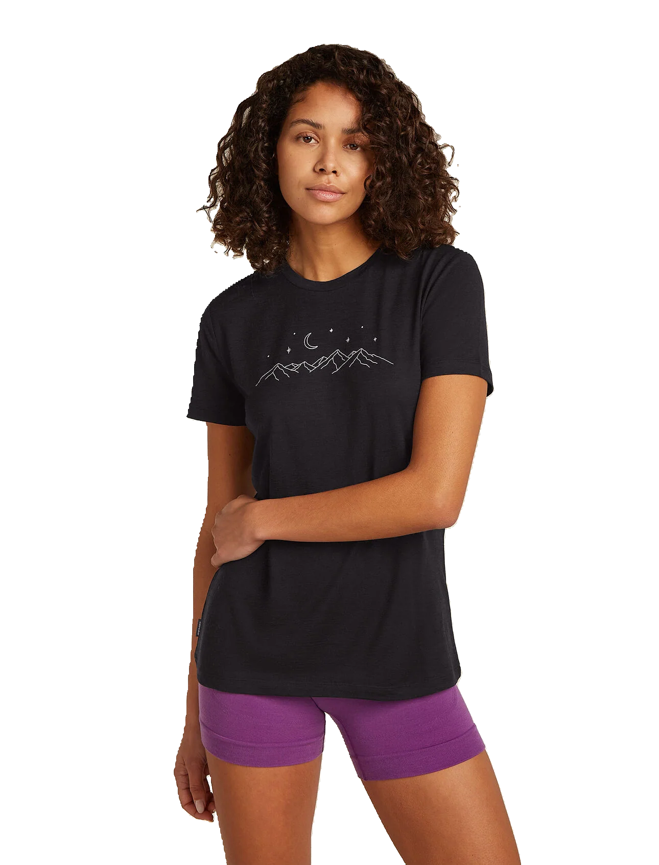 Women Merino 150 Tech Lite SS Tee Sparkling Stars - Image 3