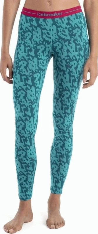 Women Merino 200 Oasis Leggings Macro Forms