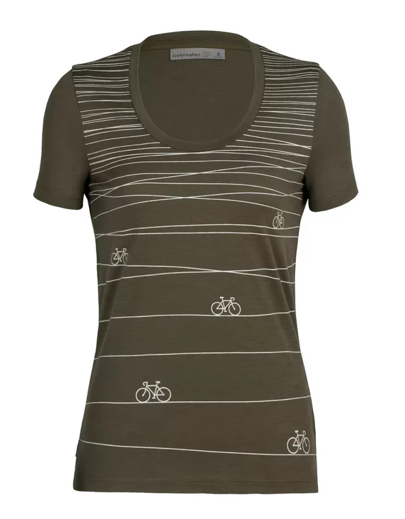 Women Tech Lite II SS Scoop Tee Hill Sprint