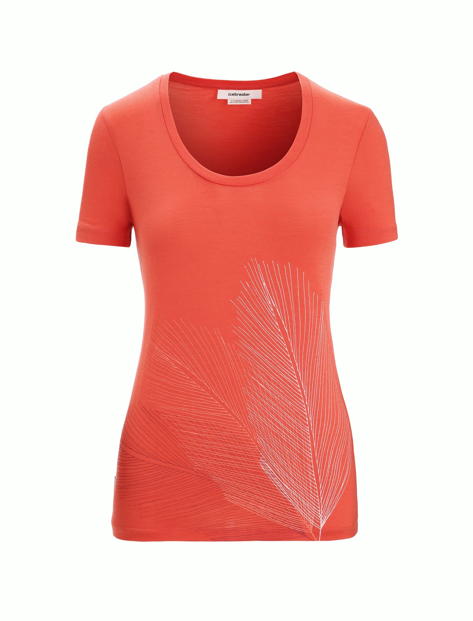 Women Tech Lite II SS Scoop Tee Plume