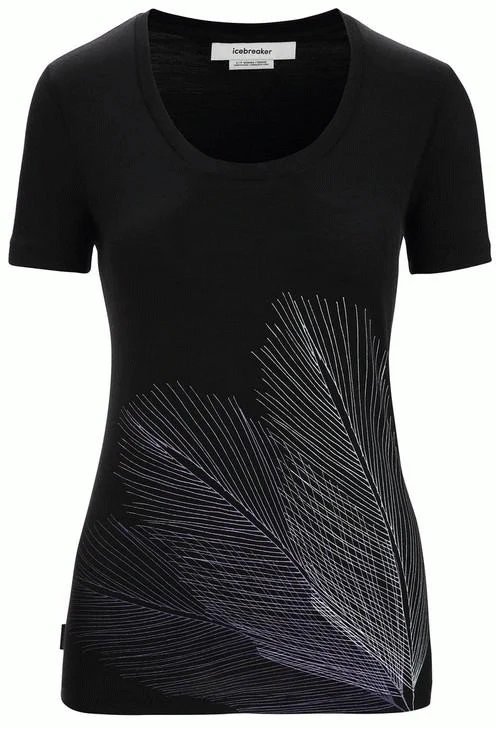 Women Tech Lite II SS Scoop Tee Plume - Image 8