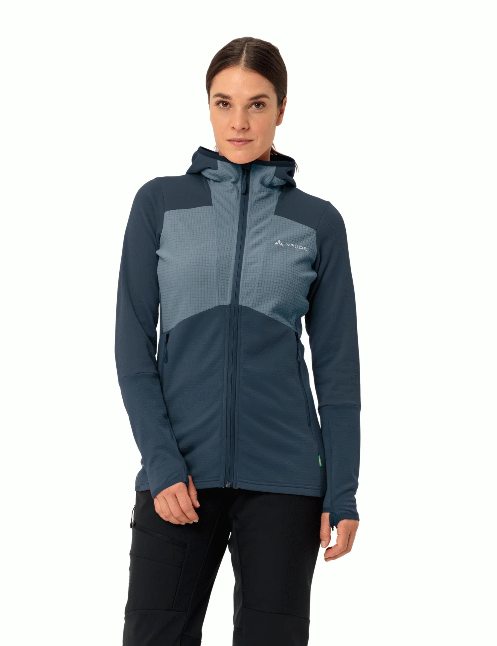 Women's Monviso Hooded Grid Fleece Jacket - Image 6
