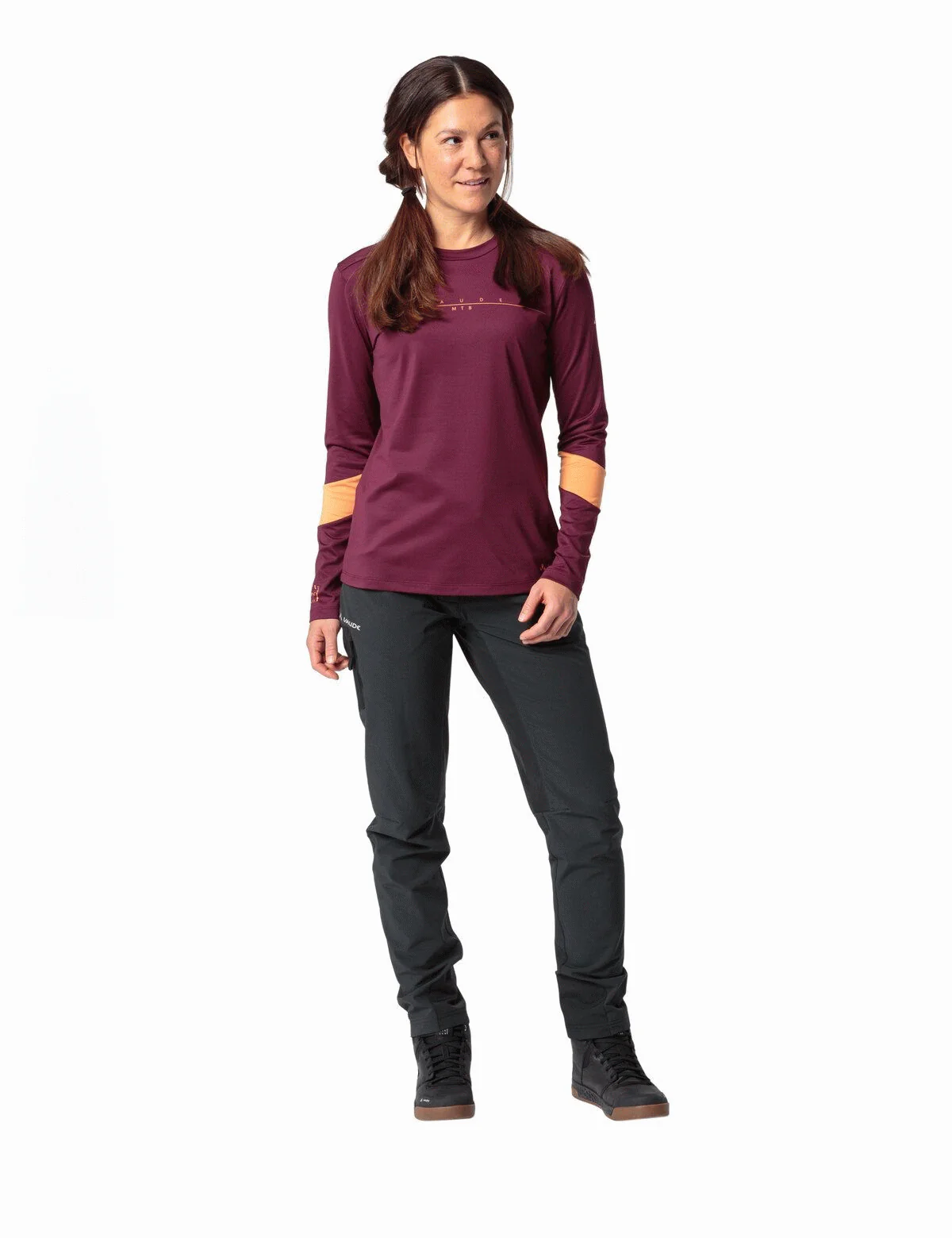 Women's Qimsa LS Logo Shirt - Image 3