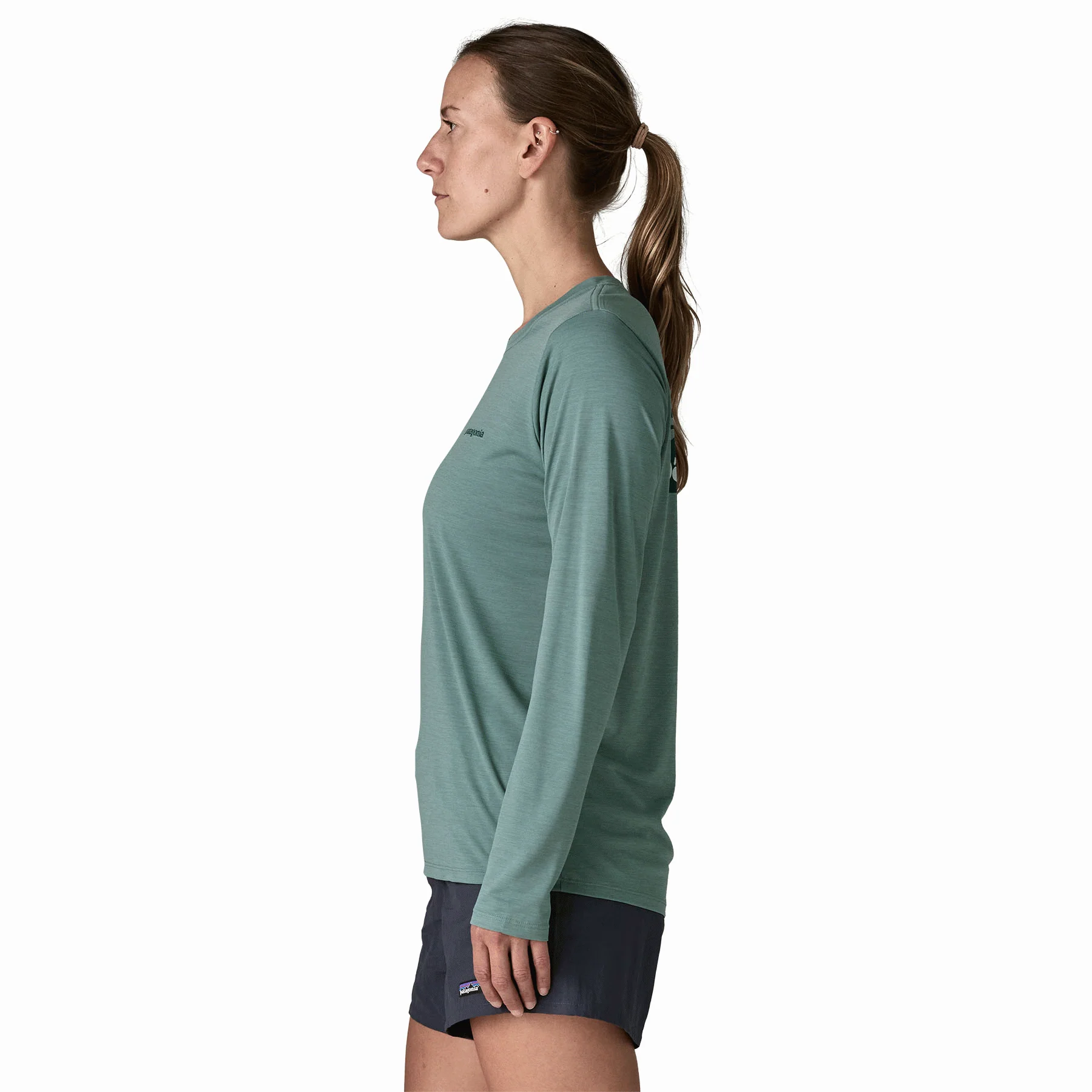 W's L/S Cap Cool Daily Shirt - Boardshort Logo - Image 2