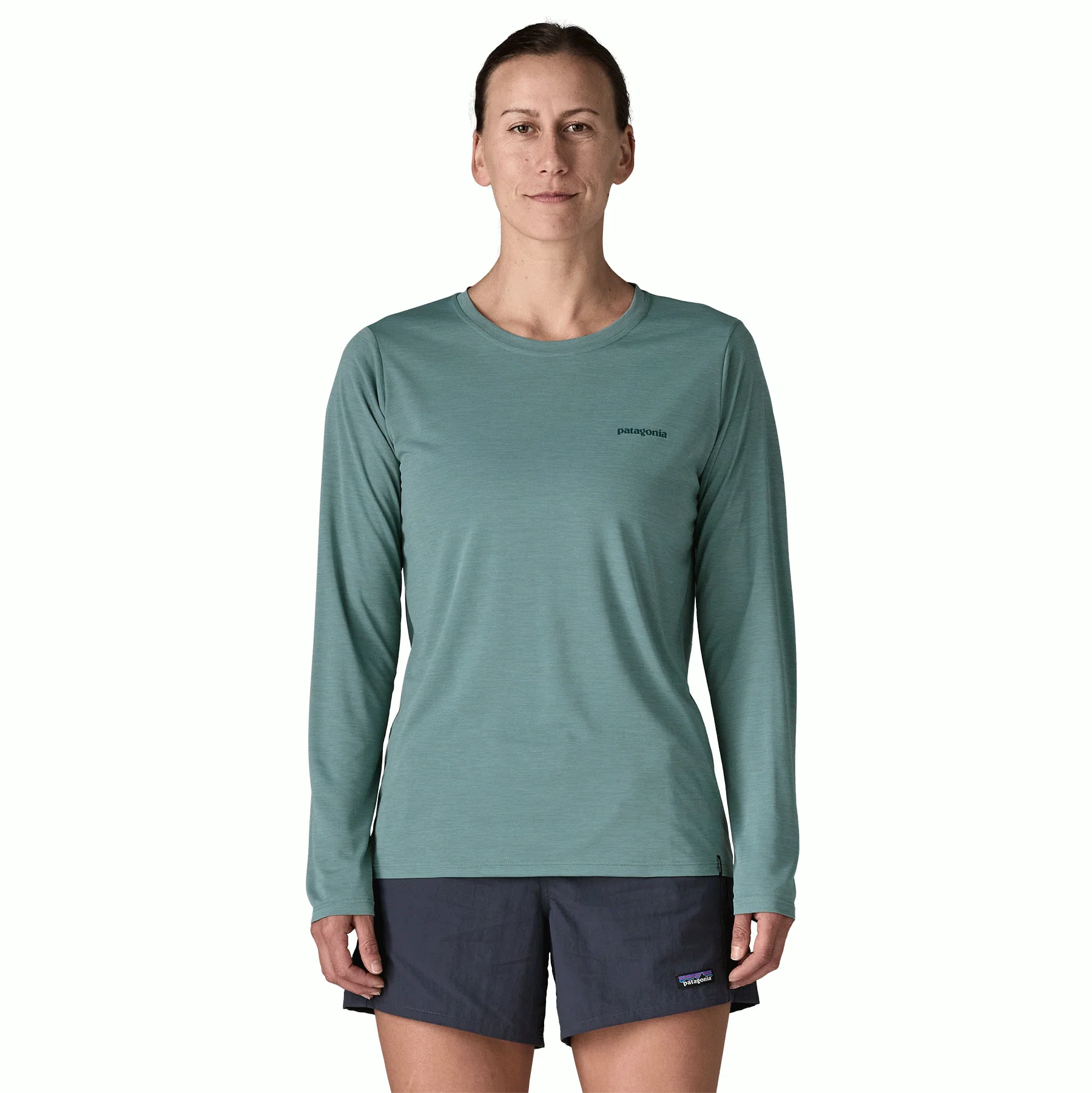 W's L/S Cap Cool Daily Shirt - Boardshort Logo - Image 5