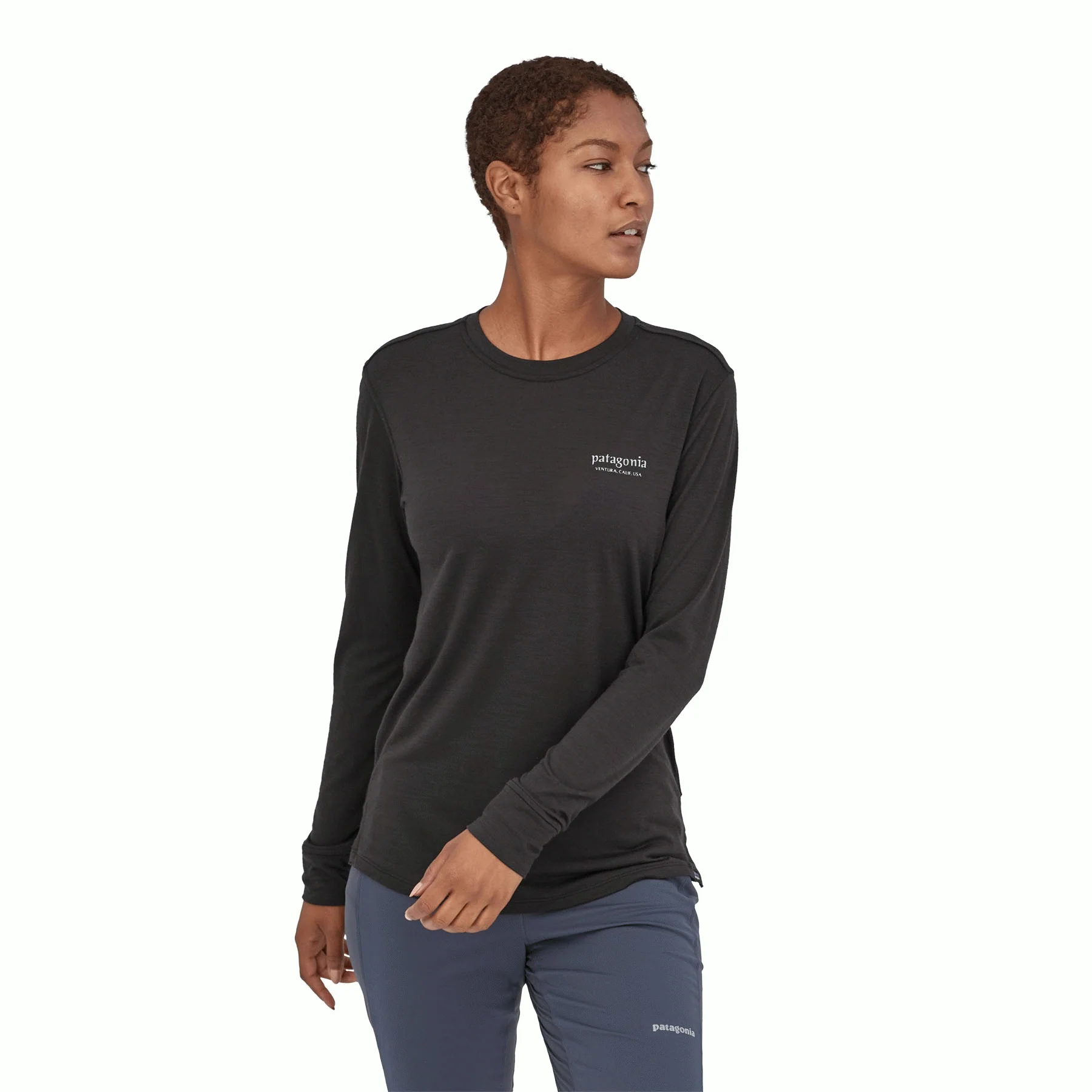 W's L/S Cap Cool Merino Blend Graphic Shirt - Image 4