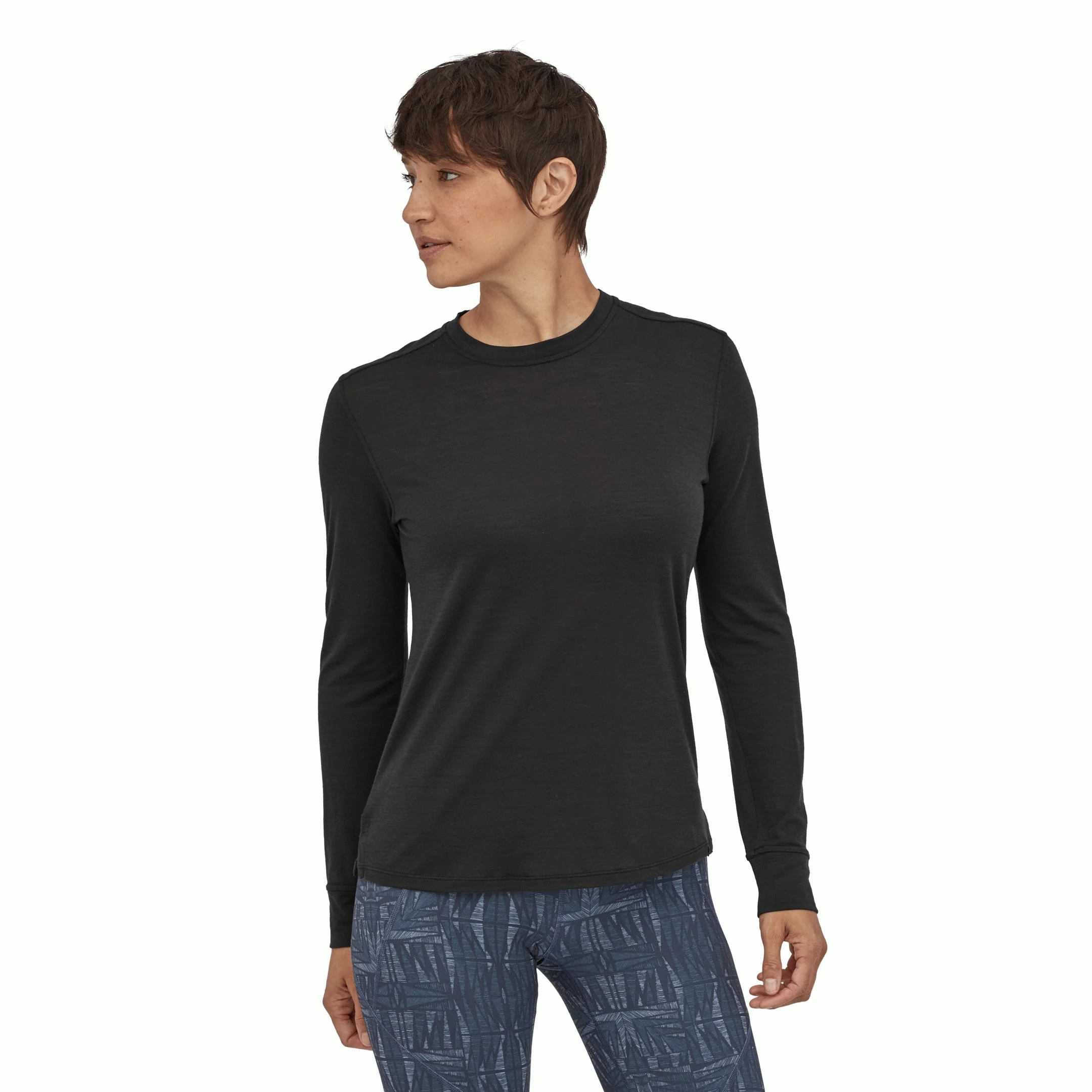W's L/S Cap Cool Merino Blend Shirt - Image 4